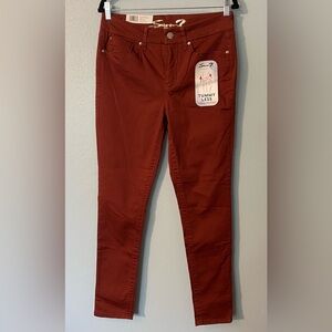 NWT Seven7 Tummy-Less High Rise Skinny Jeans